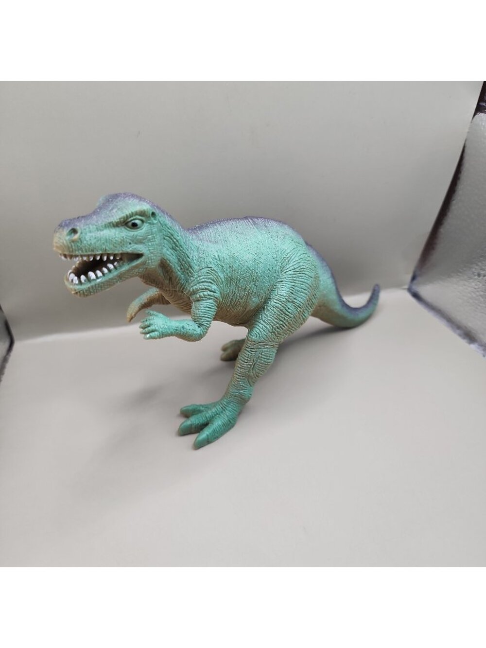 Vintage Boley TM04 8” Allosaurus Plastic Toy Figure Dinosaur